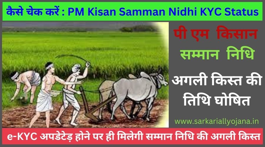 PM Kisan Samman Nidhi KYC Status